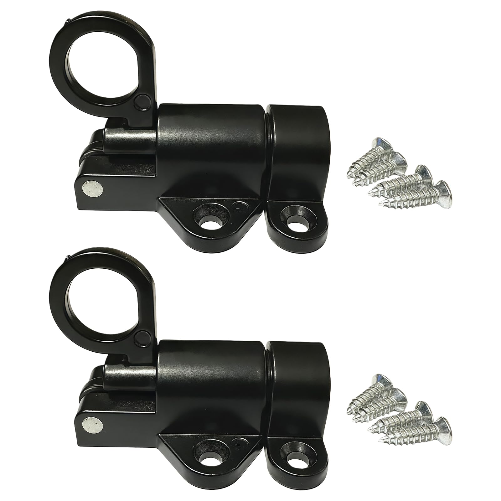 2Pcs Aluminum Alloy Bolt Spring Door Latches Window Gate Security Pull Rings Spring Bounce Doors Bolts Window Gate Security Pull Rings