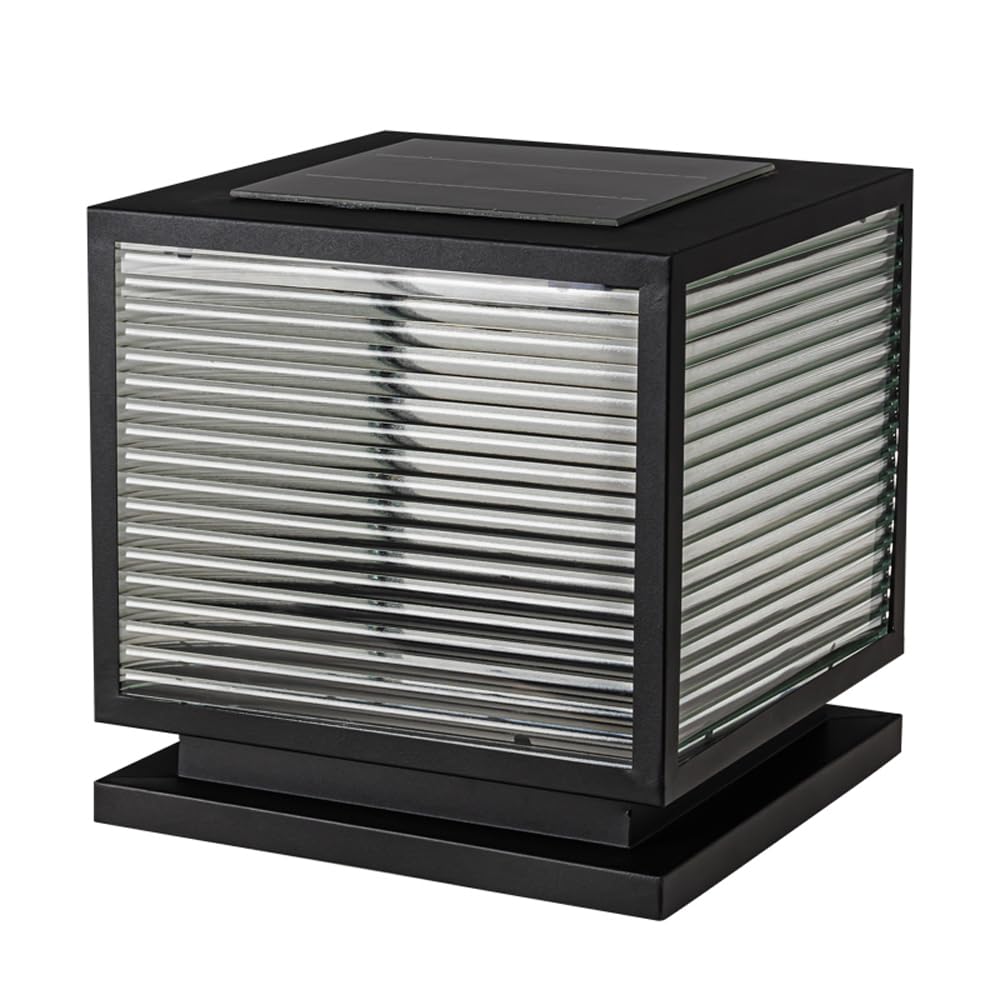 Farolas exteriores LED con tapa superior y cristal para el porche