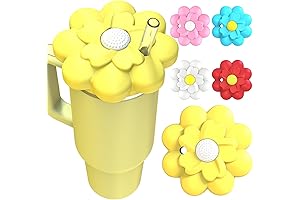 Silicone Lid for 40 Oz Stanley Cup, Decorative Dustproof Scratch Cover Topper for Tumblers