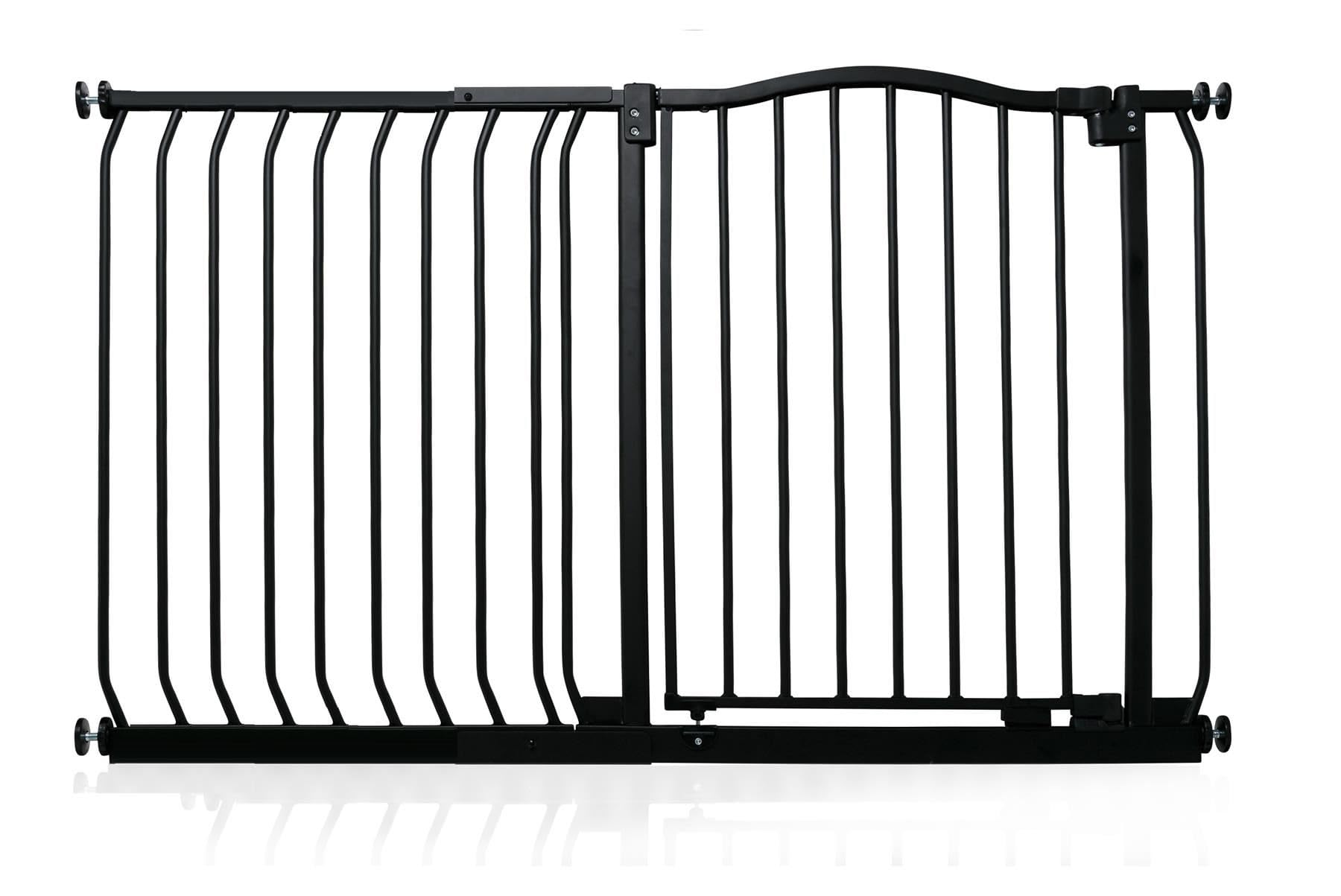 Safetots Pressure Fit Safety Gate - Curved Top - 125cm-134cm - Matt Black