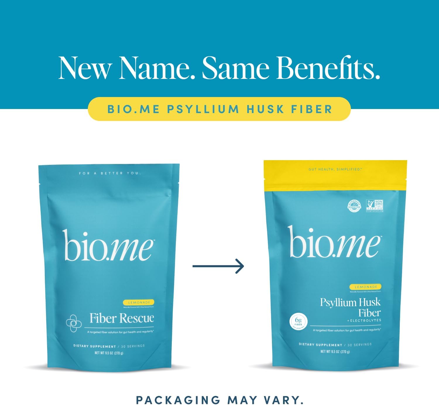 Psyllium Husk Fiber Powder (6g Per Serving) for Digestive Health & Bloating Relief, Sugar Free Lemonade Prebiotic Insoluble & Soluble Fiber Powder, Non-GMO Supplement, Gluten Free - 30 Servings - Image 8