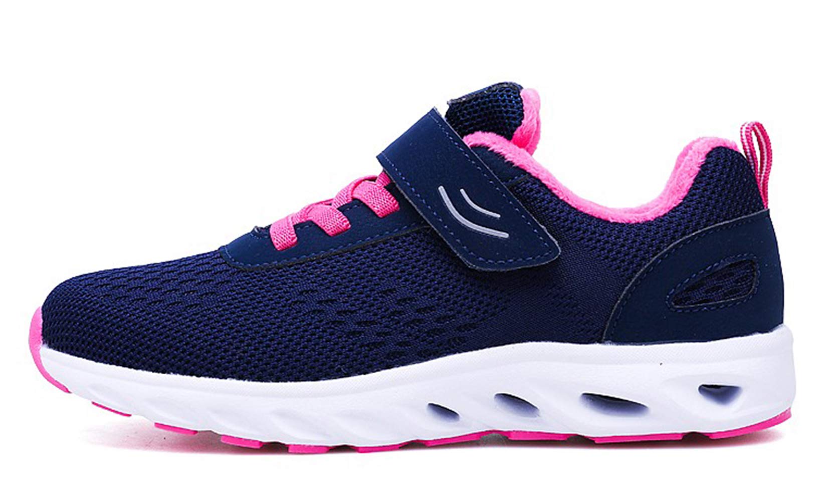 Zapatos Invierno Mujer Transpirables Ligero Cómodo Cálido Forradas Nieve Antideslizante Moda Pareja Zapatillas Deportivas Azul Oscuro 40 EU