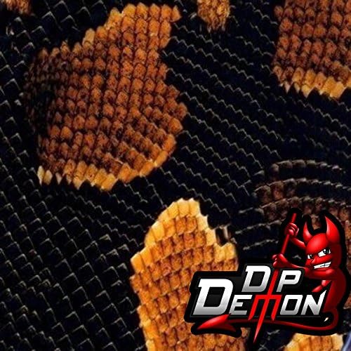 Gold Boa Snake Skin Hydrographic Water Transfer Film Hydro Dipping Dip Demon