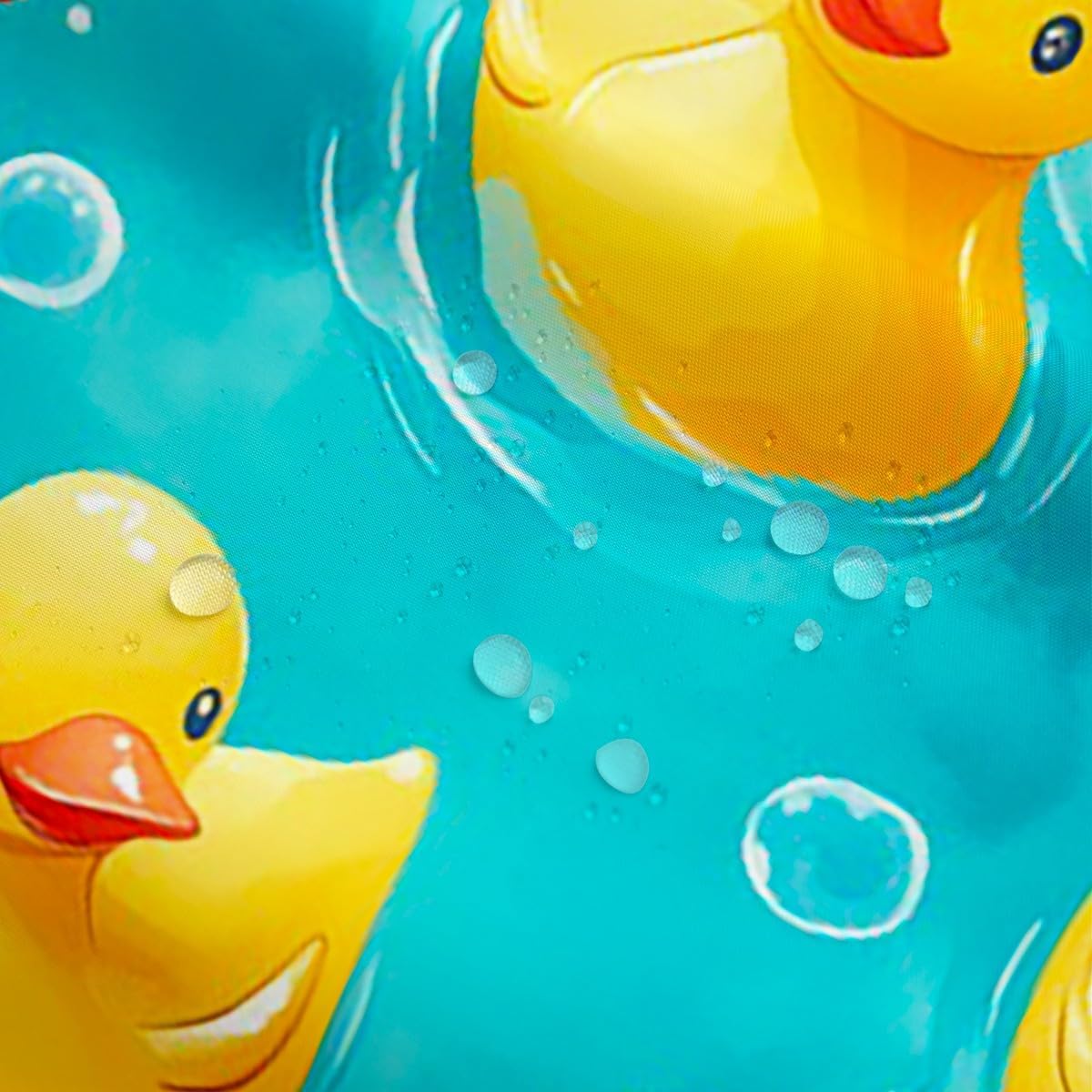 Erosebridal Funny Duck Shower Curtain Set,Yellow Rubber Duck Bathroom Decor for Kids Boys Girls, for Pet Lovers Ducks Bathroom Set,Cartoon Animal Print Fabric Shower Curtain 72 x 84 Inch