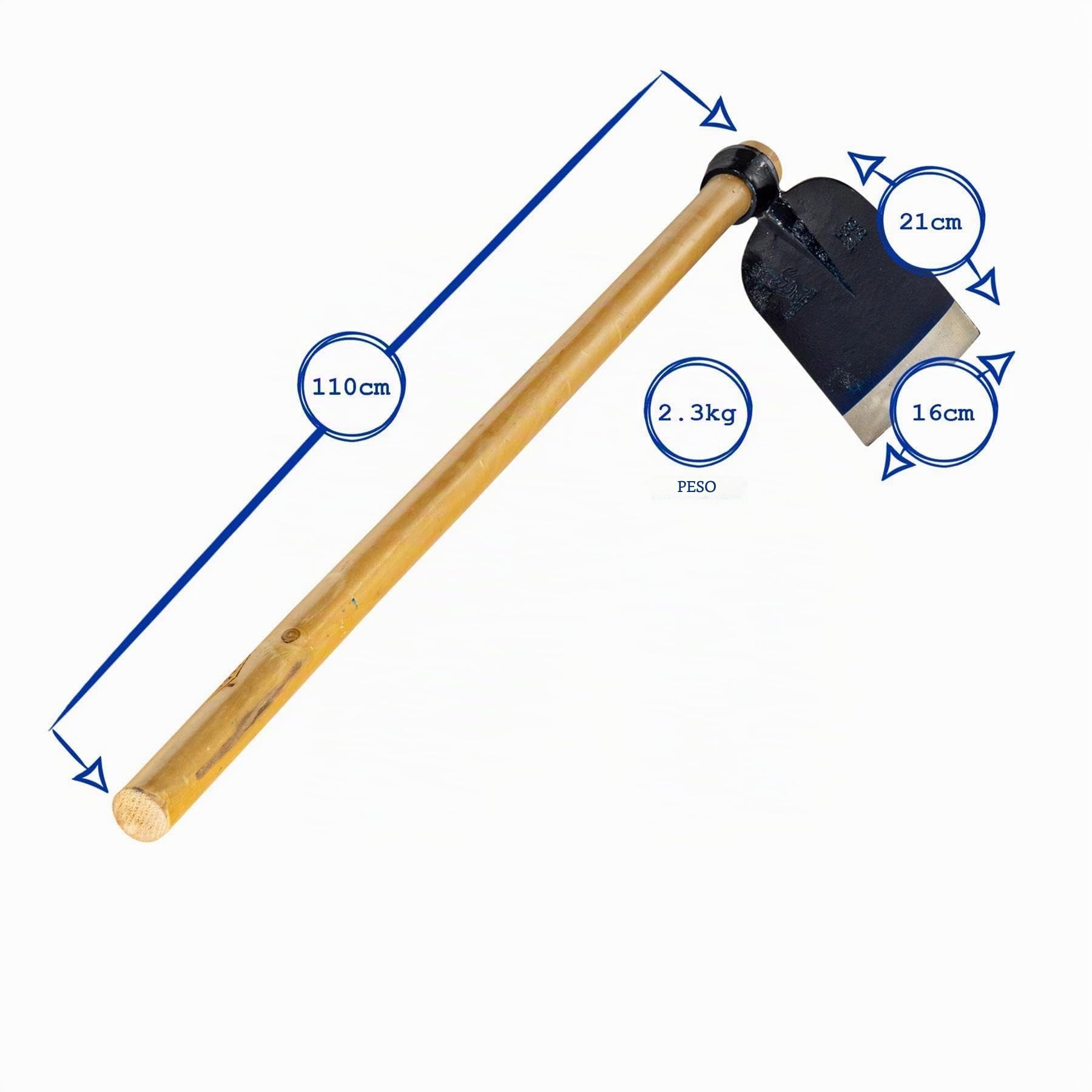 Harbour Housewares Zappa da Giardino in Acciaio con Manico 110 cm | Acciaio forgiato, manico in legno, 110 cm, lama affilata, bilanciata, per scavo e dissodamento