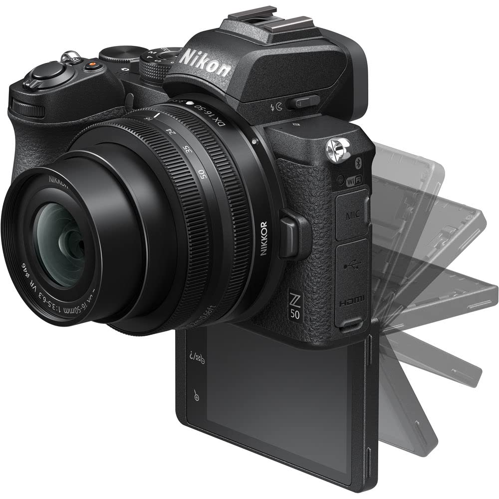 Amazon | Nikon Z50 コンパクト軽量ミラーレスカメラ 16-50mmと50
