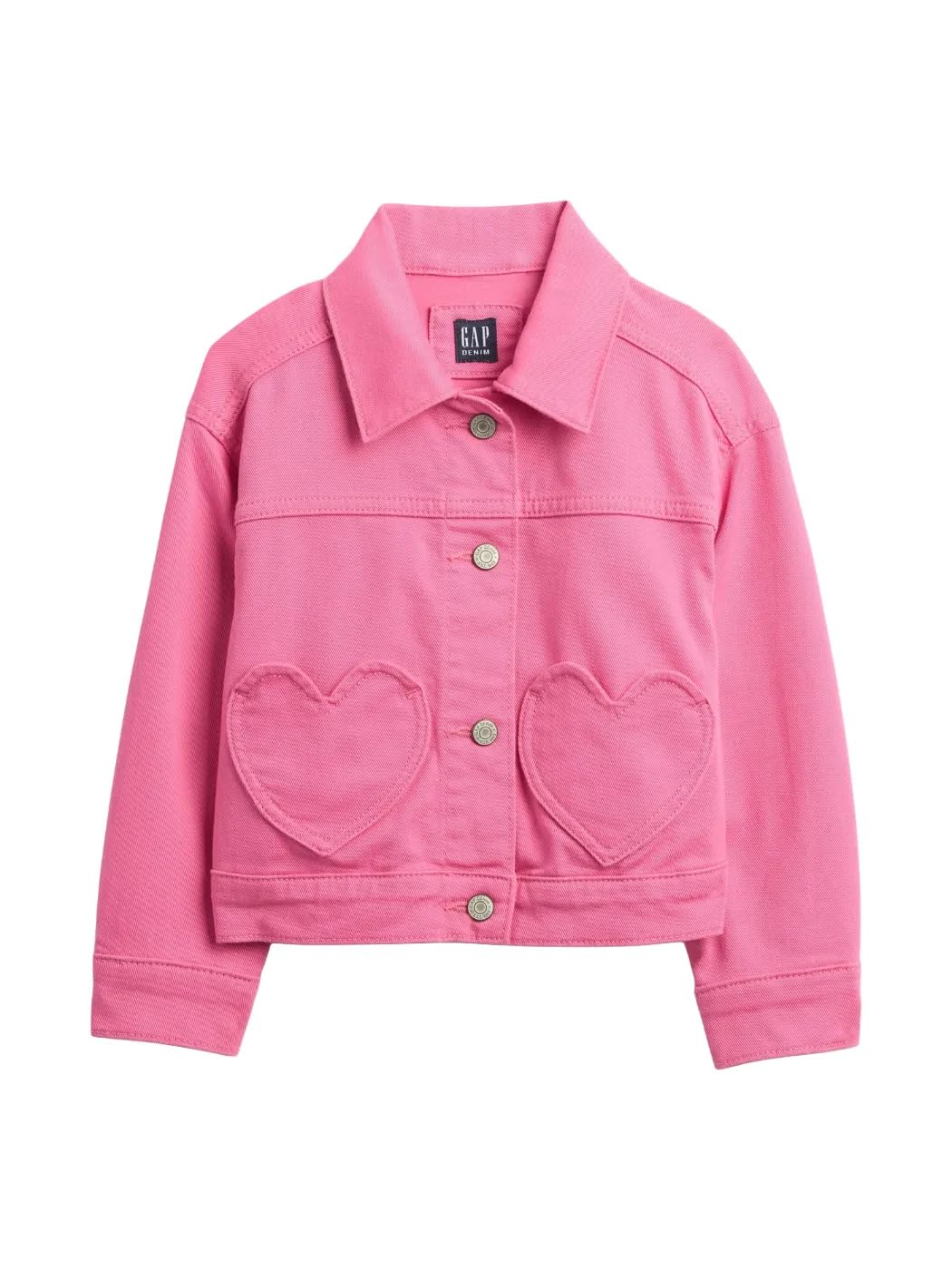 GAP Baby Girls Novelty Denim Jacket Love Letter 2YRS