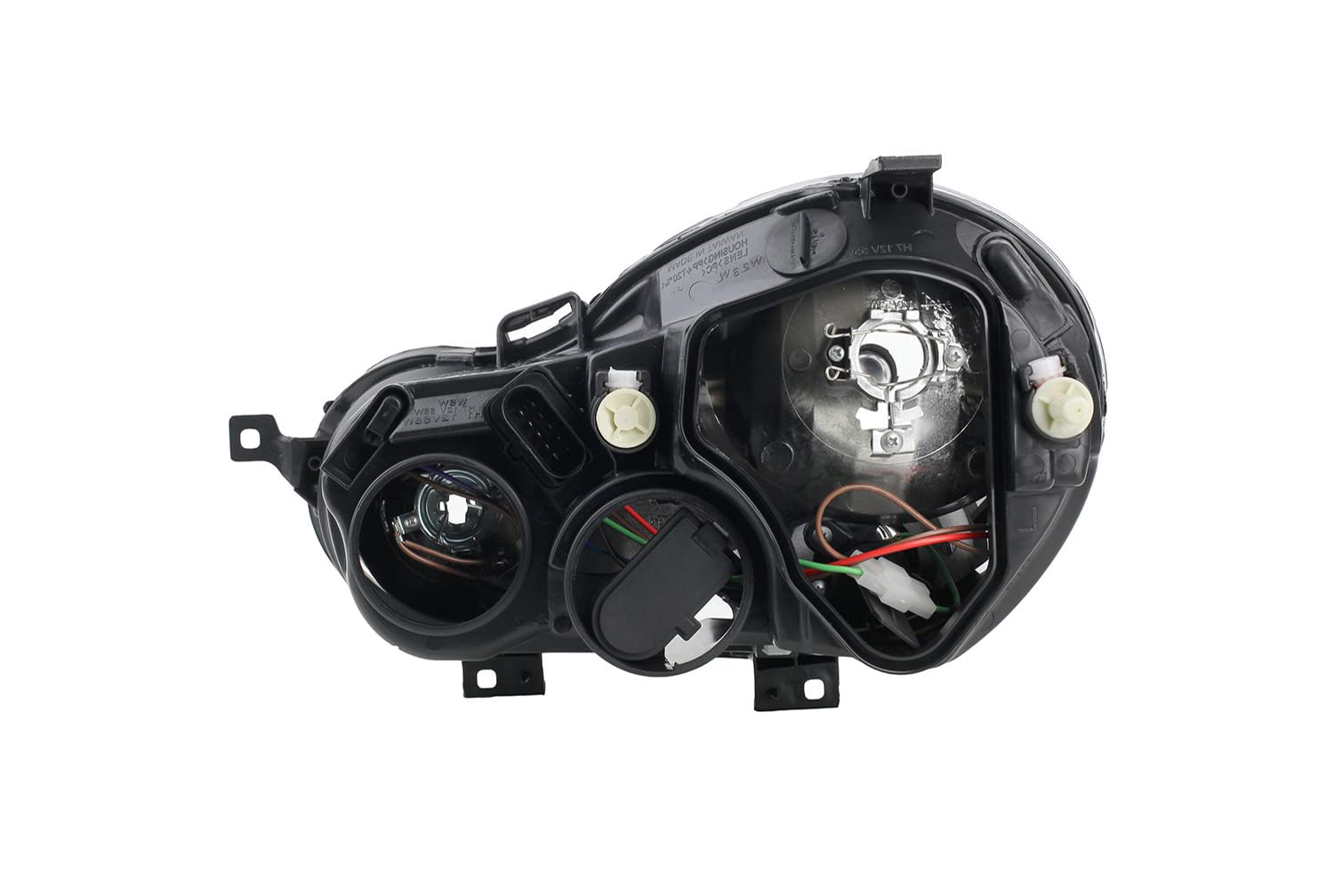 Johns Fari alogeni adatti per VW Polo 9N 01-05 Set H7 H1 sinistra e destra