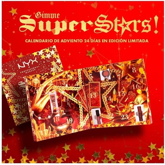 NYX Professional Makeup Gimme Super Stars! 24 Day Holiday Countdown Advent Calendar