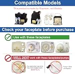 Replacement Parts for Medela Pump in Style Advanced/Original Breast Pump (One pack tubing (one-head))