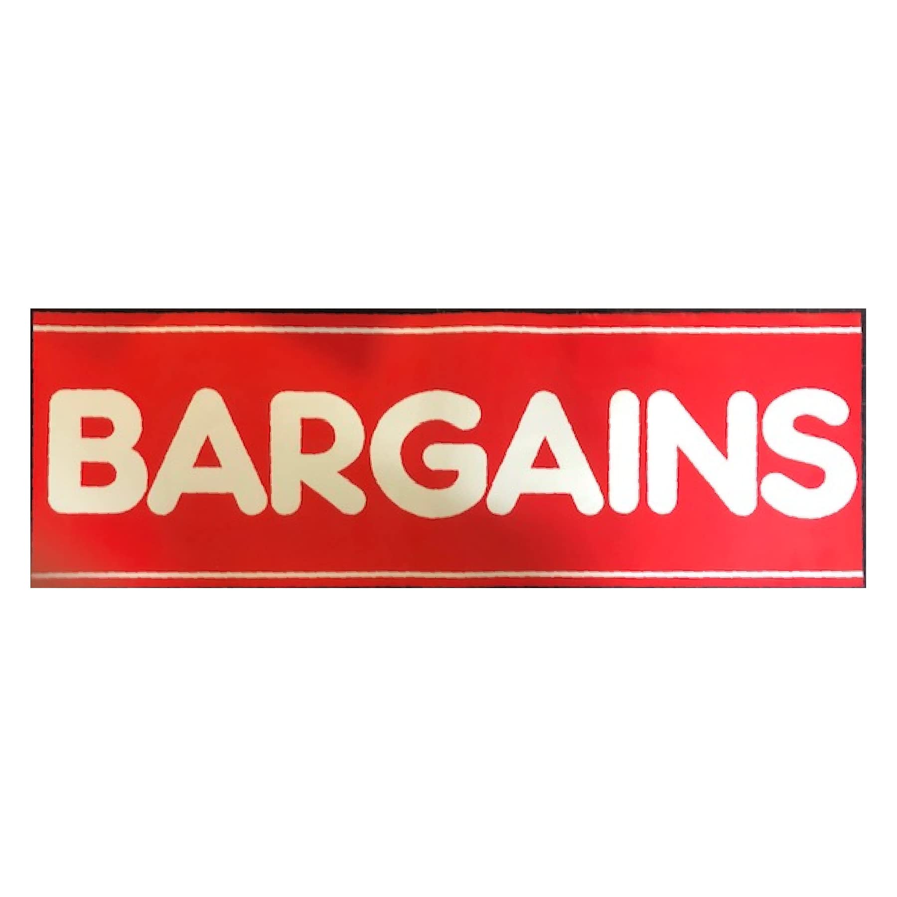 Pack OF 3. Bargains Poster SALE SIGNAGE POSTERS FOR SHOP WAREHOUSE MARKET INDOOR POSTER BANNER ALL TYPE (Size 75CM X 25CM)