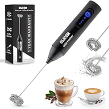 Coffee Maker Machine Automatic Milk Frother & Coffee Mixer | Egg Maker Dual Spring Electric Hand Blender | Beater & Foam Maker for CAF Quality Latte & Cappuccino - Multicolour