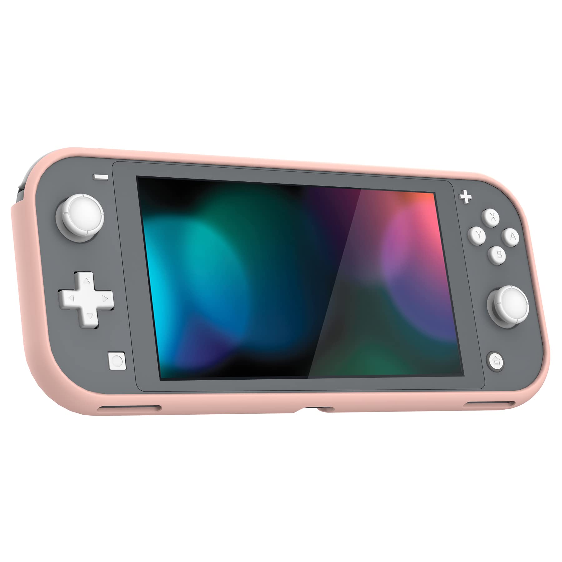 PlayVital Cover Custodia per Nintendo Switch Lite,Copertura Morbida TPU Protezione Accessorio per Nintendo Switch Lite Console-Gattini Affamati