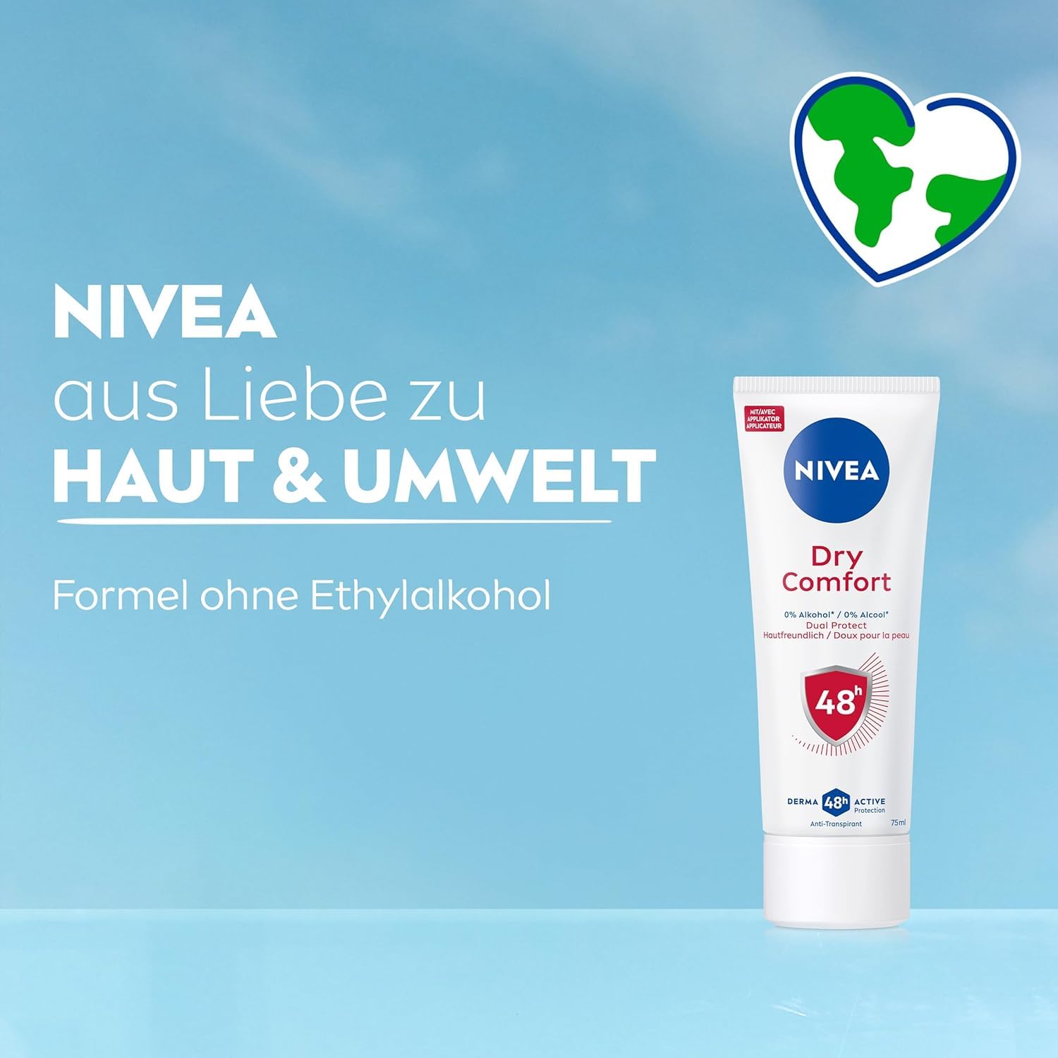 NIVEA 6 x Dezodorant do ciała DRY COMFORT PLUS CREMA Oferta