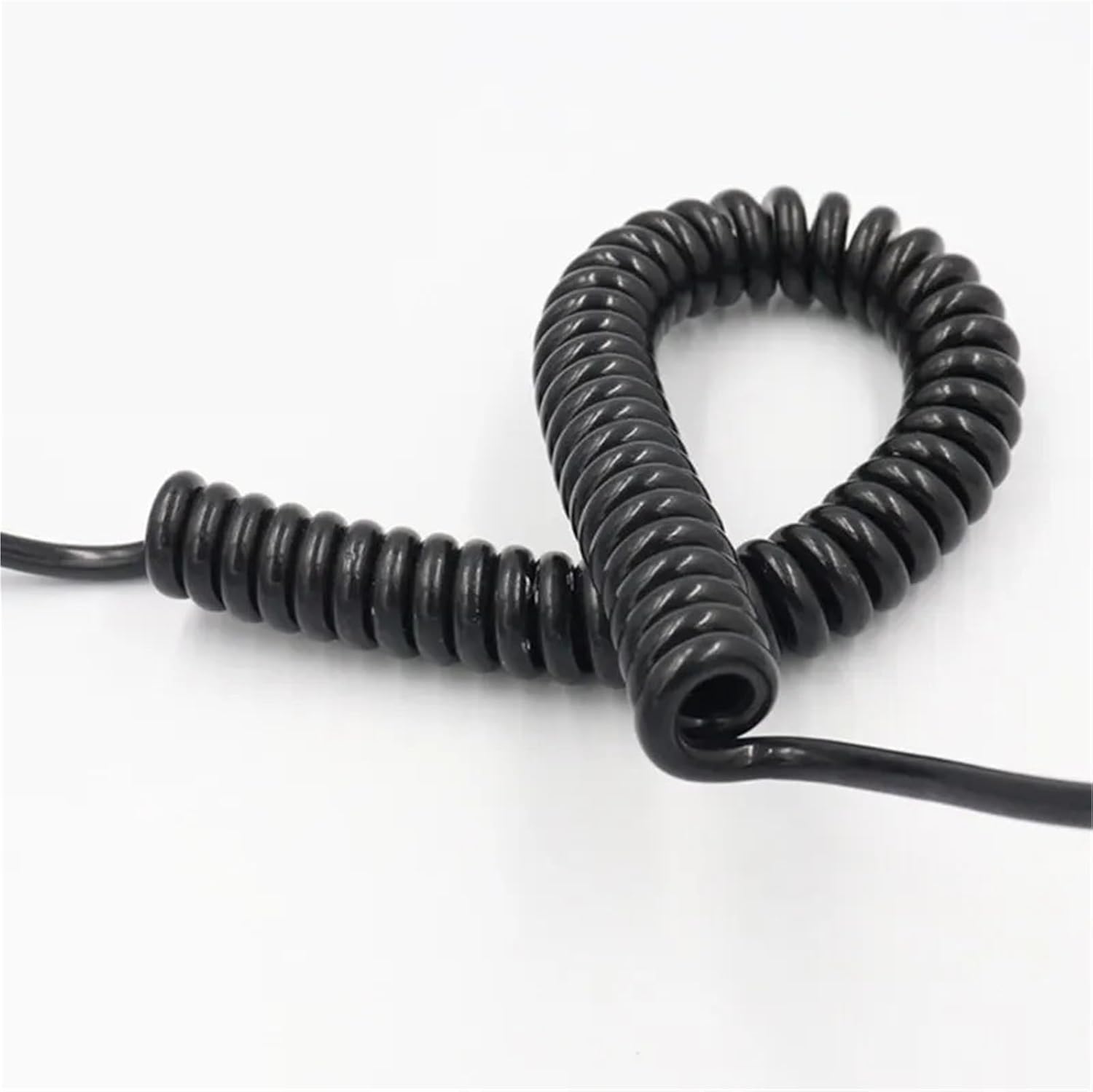 Spring Wire 4-core Shielded Twisted Pair Network 2-core 20awg Telescopic Power Cord Spiral Cable Wire Elastic Wire 6-core(Stretch 6 Meter)