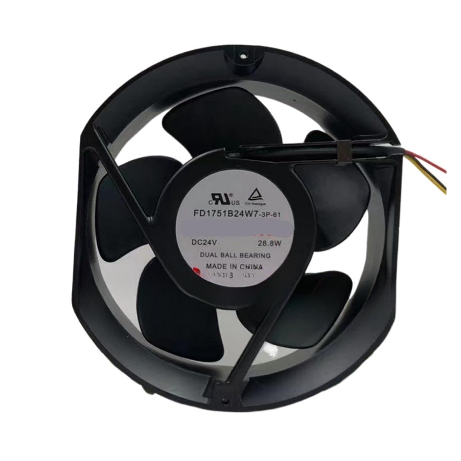 UITGVDQAT FD1751B24W7-3P-61 24V 28.8W MA1751X24B-FSR Three lines fans