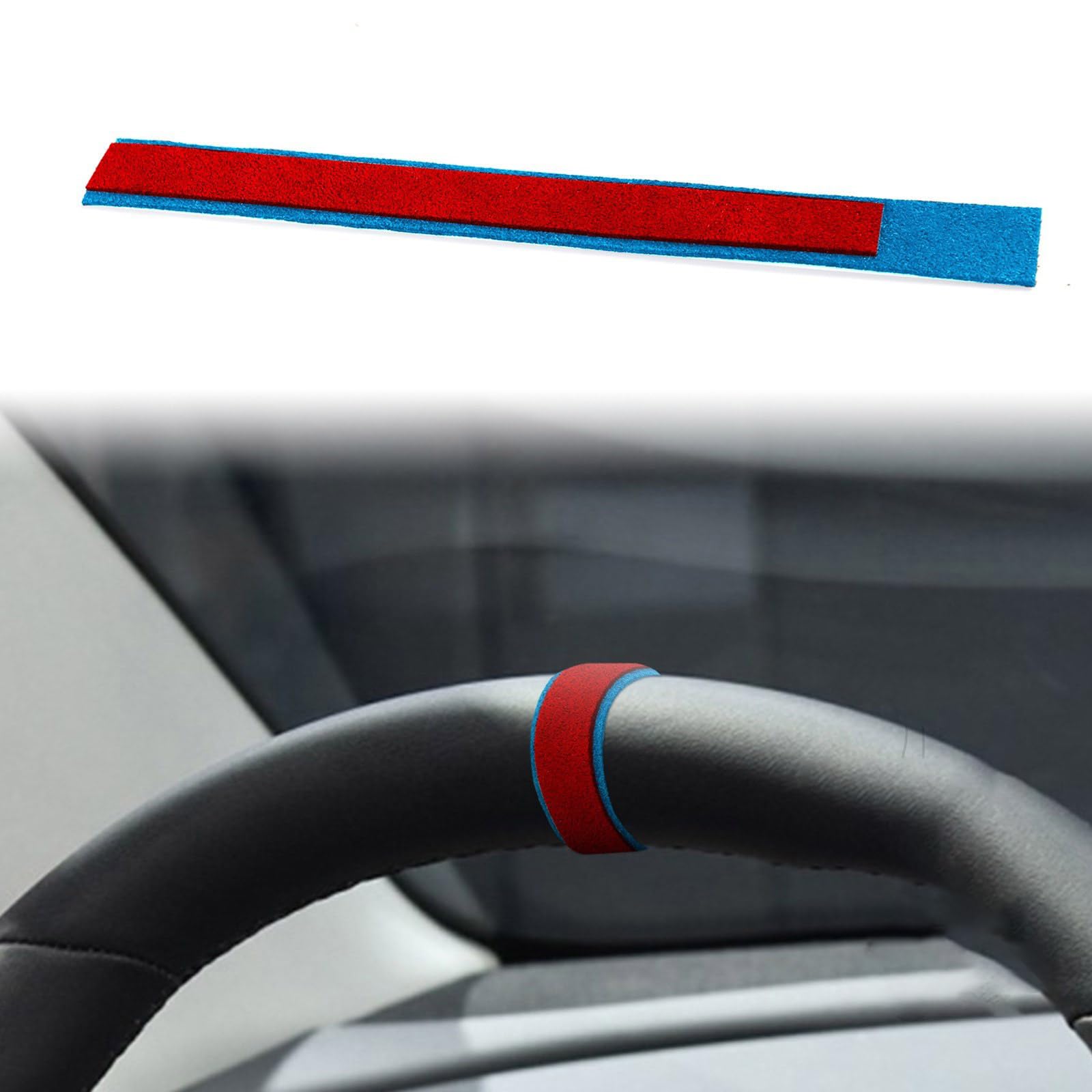 Auto Lenkradrad Obere Mitte Marker Aufkleber Innenmarke Markierungs Dekorationszubehör Für Auto 3/y Einfach Zu Bedienende Lenkradmarkierung