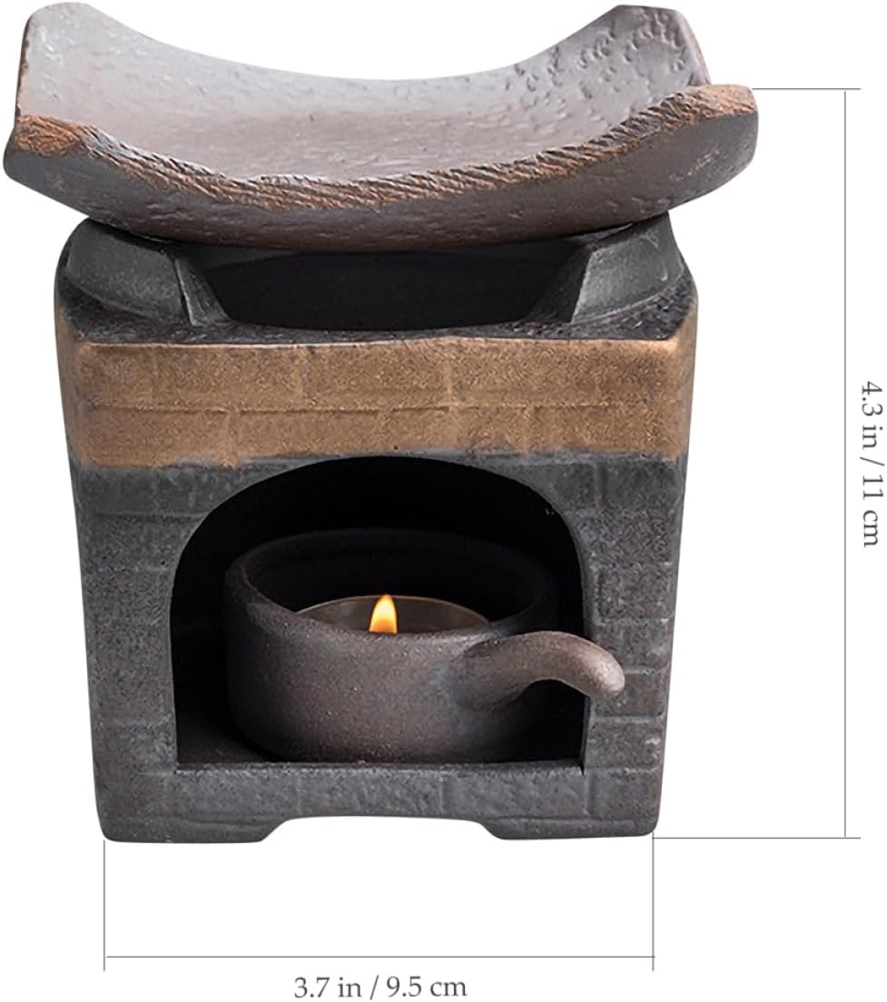 1set Ceramic Teapot Warmer Modern Tea Baking Tools for Home Restaurant Compact Design for Tea Heating Preservation Stylish Decoration