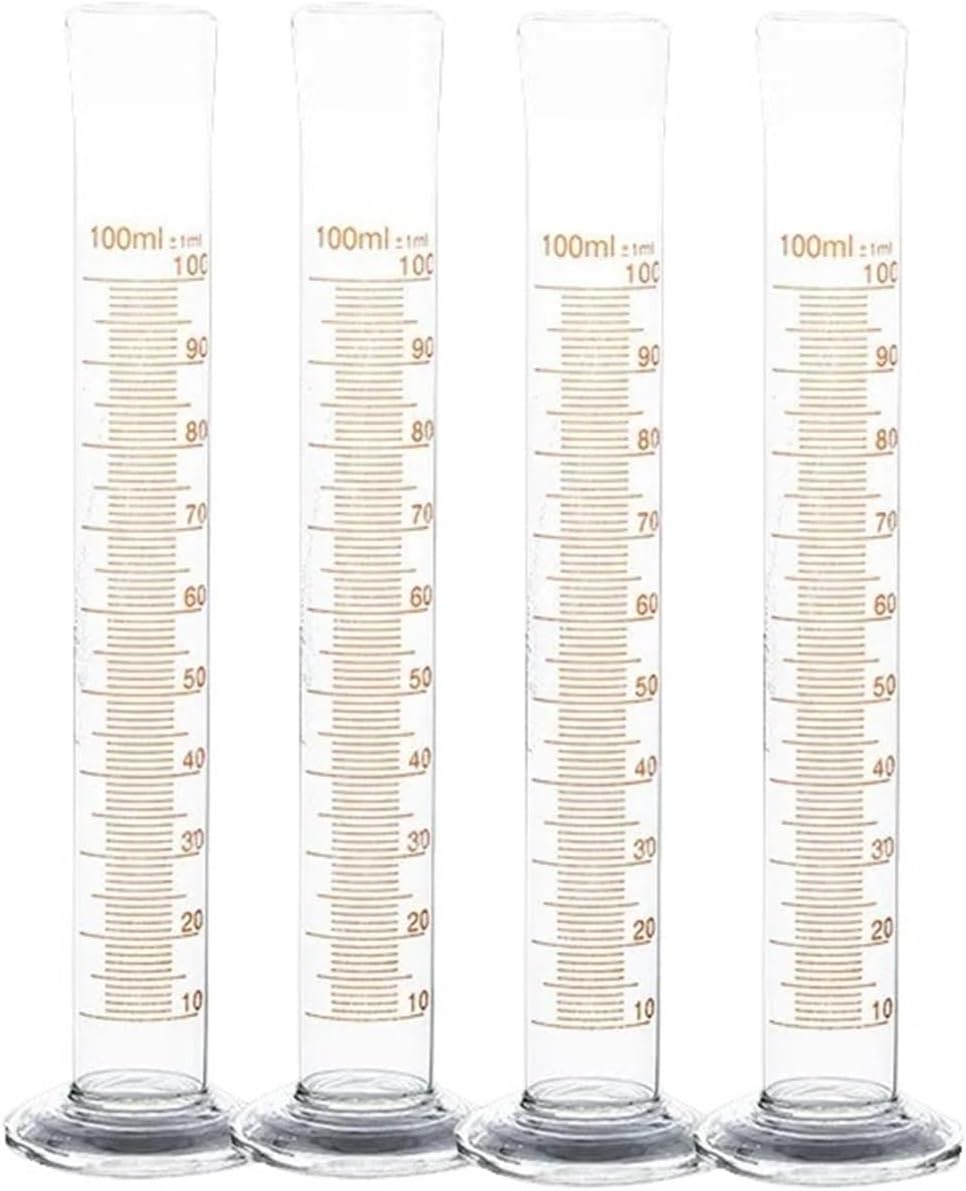 Laboratory Measuring Cylinder with Scale 5/10/20/25/50/100/250/500/1000ml Capacity for Lab Supplies