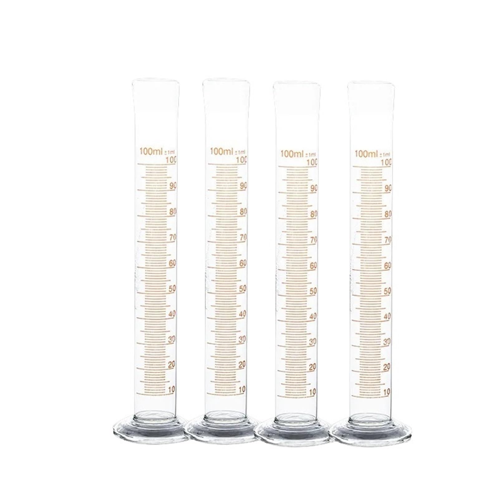 Éprouvette de mesure de laboratoire de 100ml avec échelle haute précision
