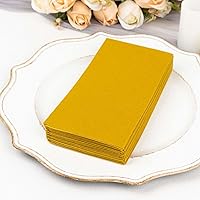 Vista 14 de Efavormart - Paquete de 20 servilletas de papel Airlaid de papel suave con tacto de lino rosa rubor de oro rosa, altamente absorbentes