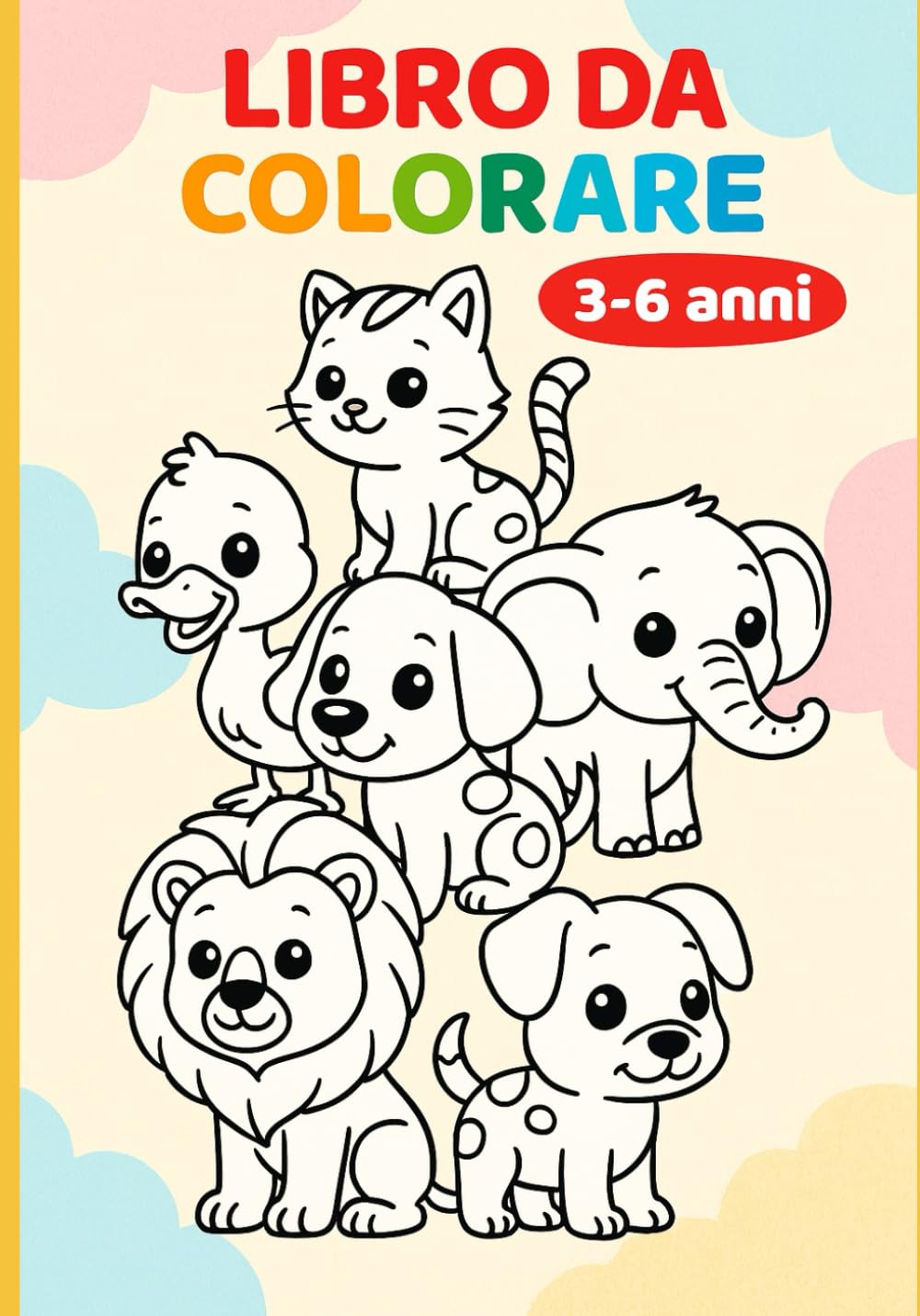 Libro da colorare: Animali