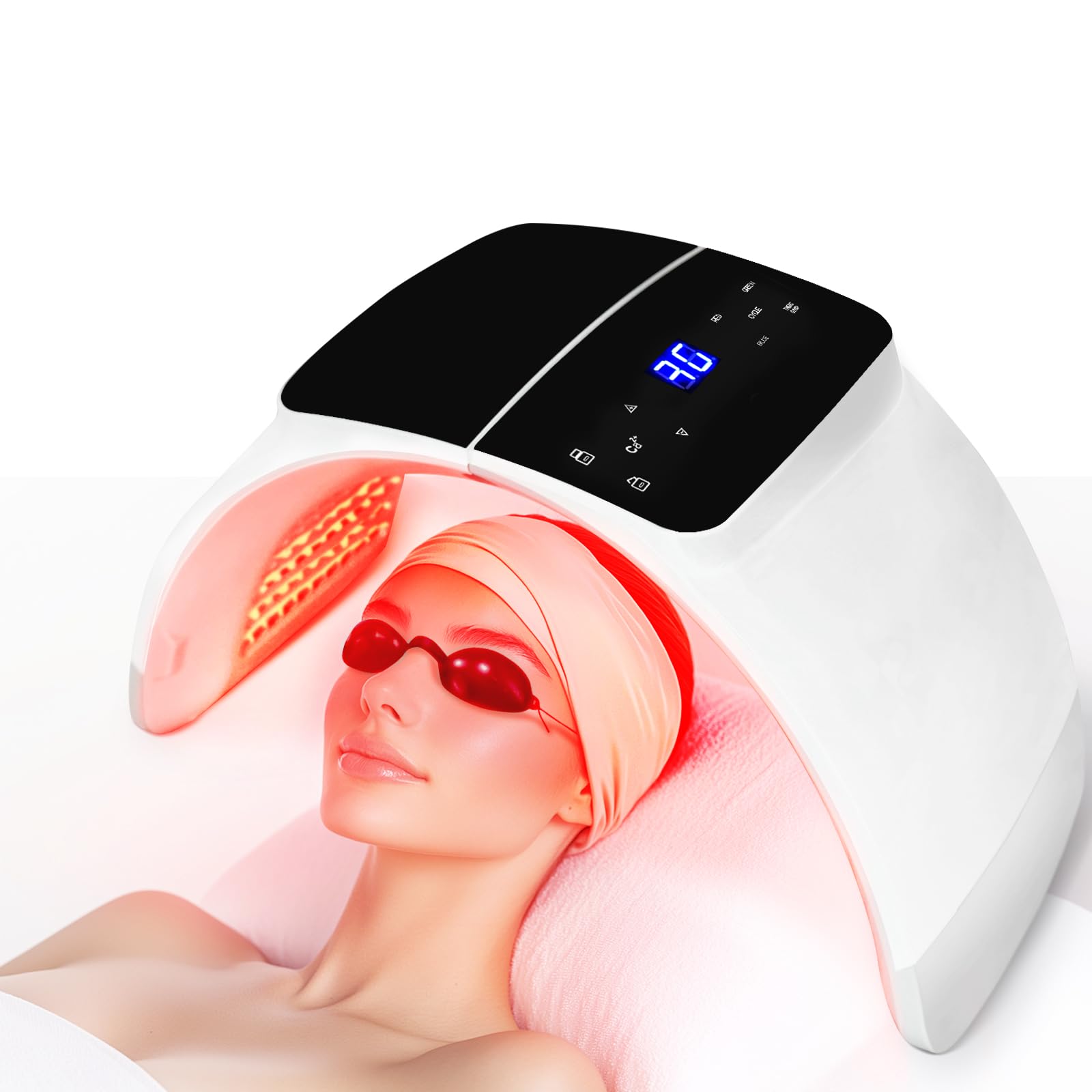 Red Light Therapy Mask LED Light Therapy Equipment FSA HSA Eligible Light Therapy Tool Skin Care Equipment at