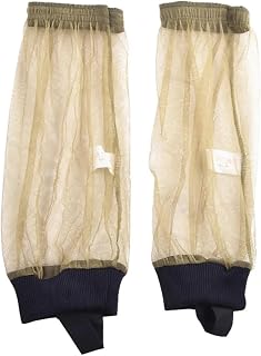 Flies Shield Meshs Glove Foot Cover 6 Pairs Mosquito Bite Pants Mesh Net Foot Cover Protective Leg Sleeve for Camping Hiking Fishing Traveling