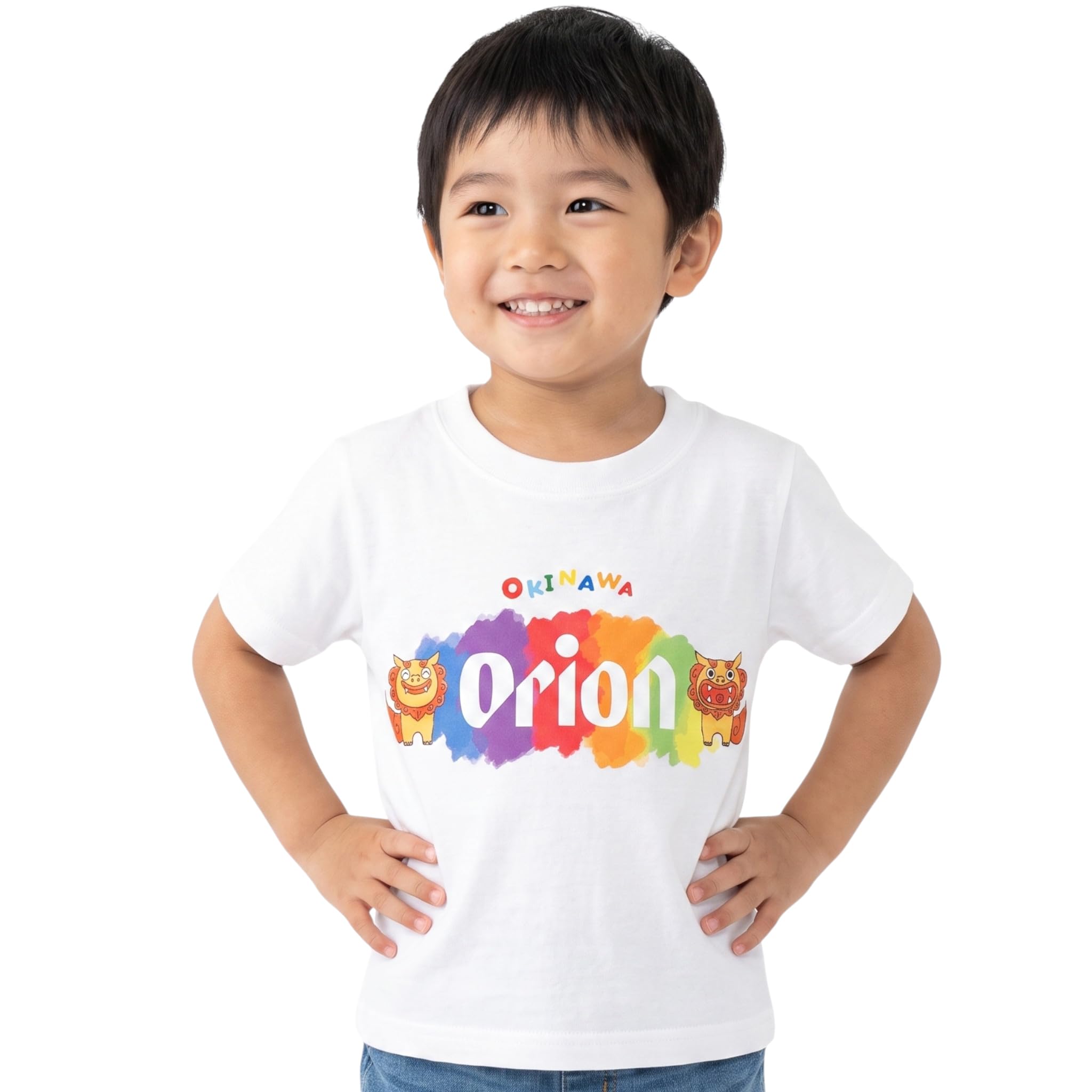 Amazon | 正規品 オリオンビール キッズ Tシャツ 子供用 お絵描き