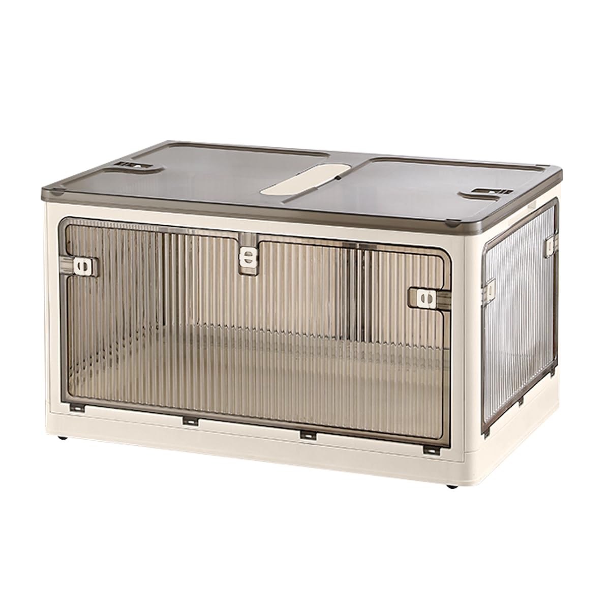 Boîte de rangement pliable en plastique 51cm pour vêtements et armoire