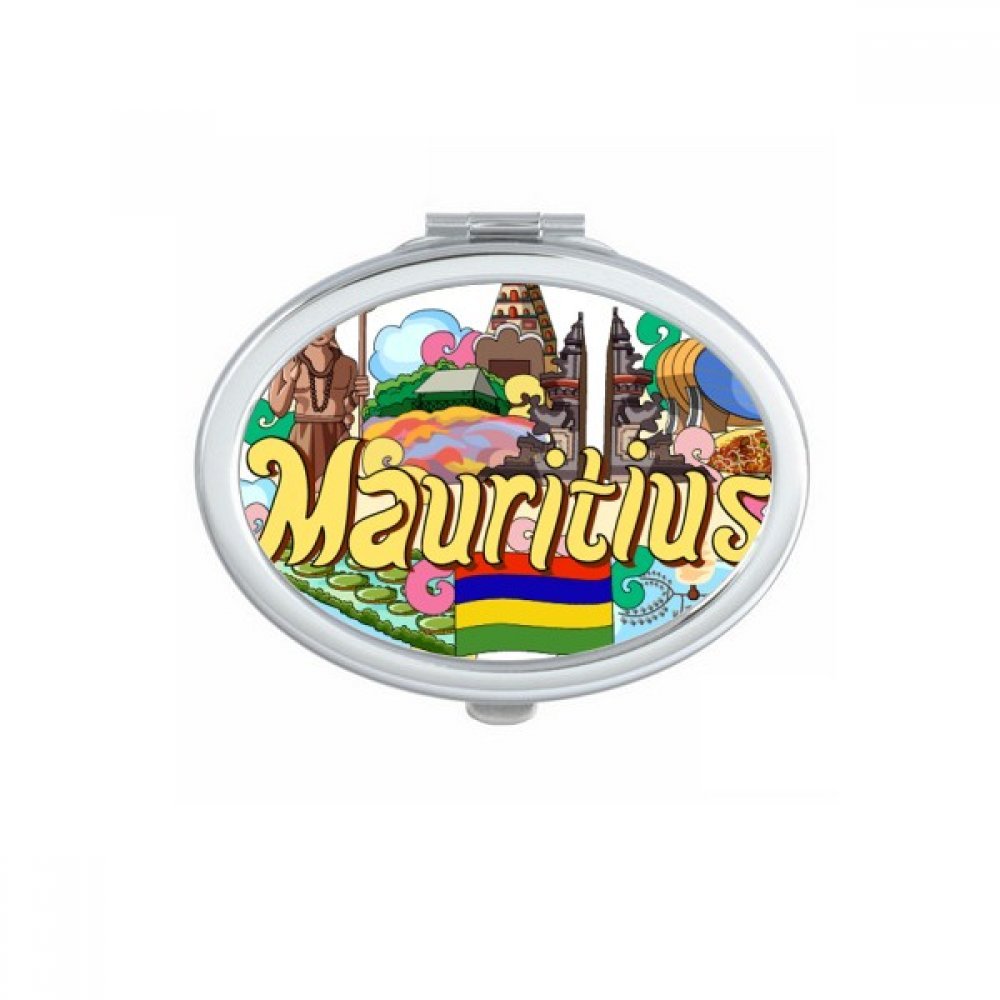 Miroir portable Terre Sept Couleurs cadeau original pour femme