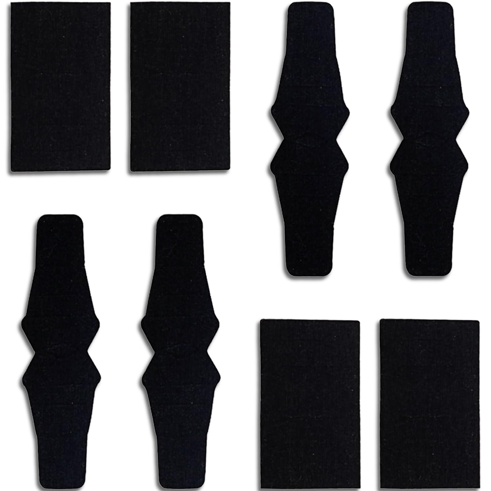 FENJANER Archery 4 Set Arrow Rest Felt Tape Sticker- Anti Slip Sticker Pad Felt for QAD HDX Drop Away Compound Bow Arrow Rest