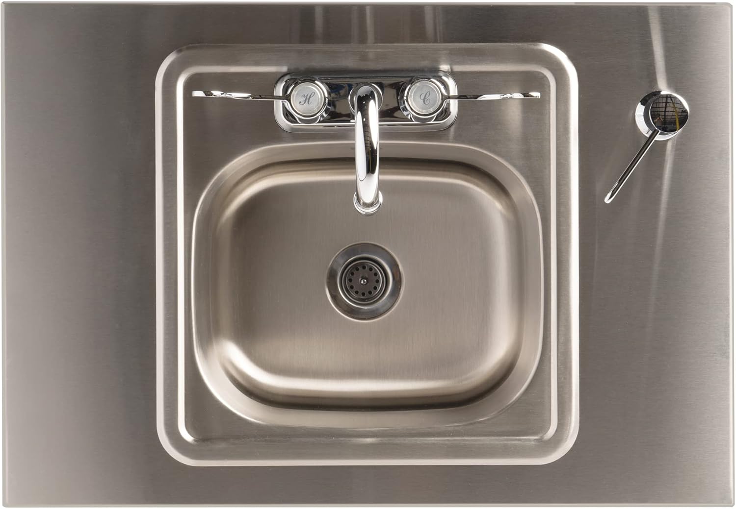 Ozark River Portable Sinks Premier S1, White Laminate/Stainless Sink Basin, Self Contained Sink, Hand Washing Station, Portable Sink with Hot Water, Portable Sink Hand Wash Station