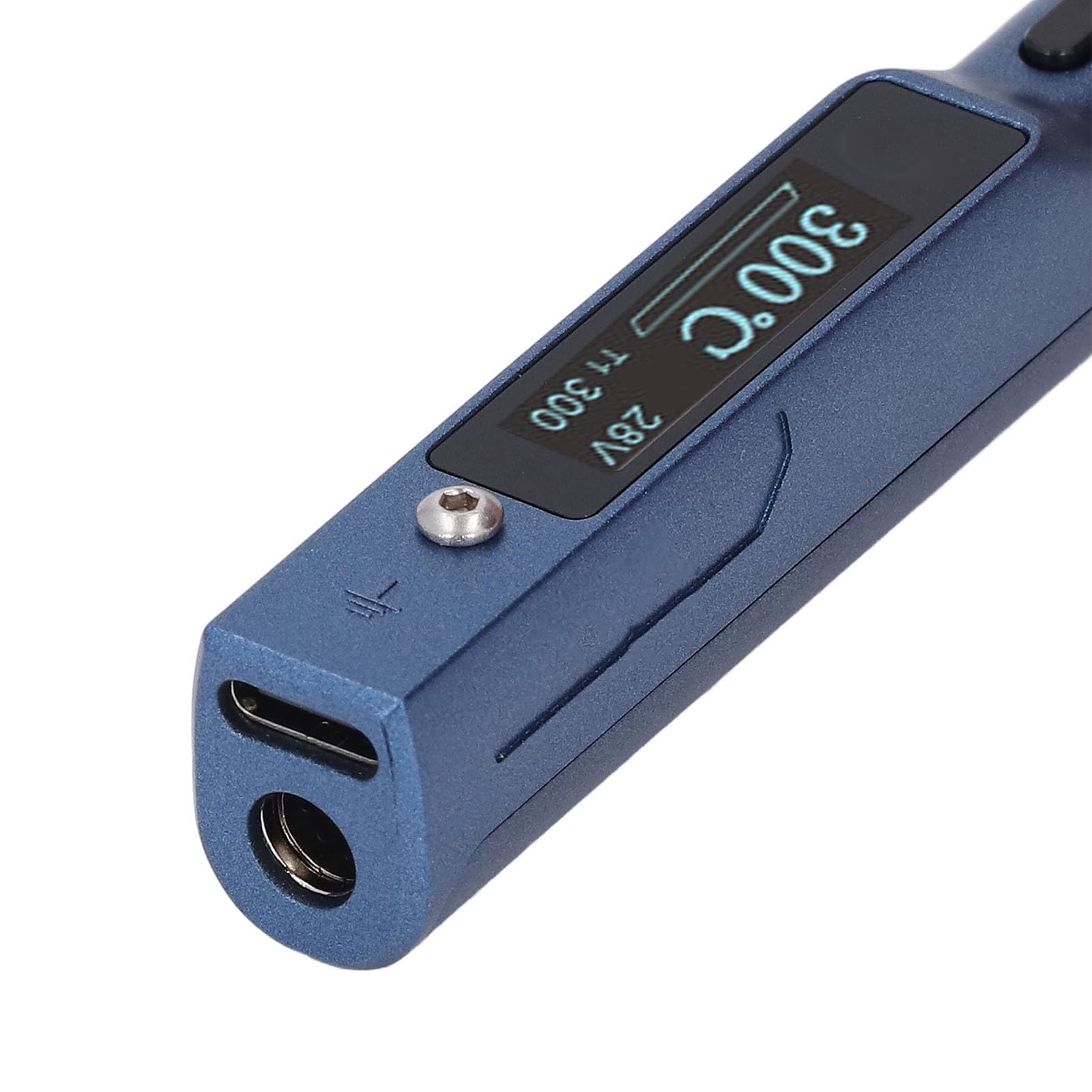 Soldador Portátil TS101 con Punta TS‑B2, Bolígrafo de Soldadura Eléctrica con Pantalla Digital Inteligente de 65 W y Temperatura Ajustable