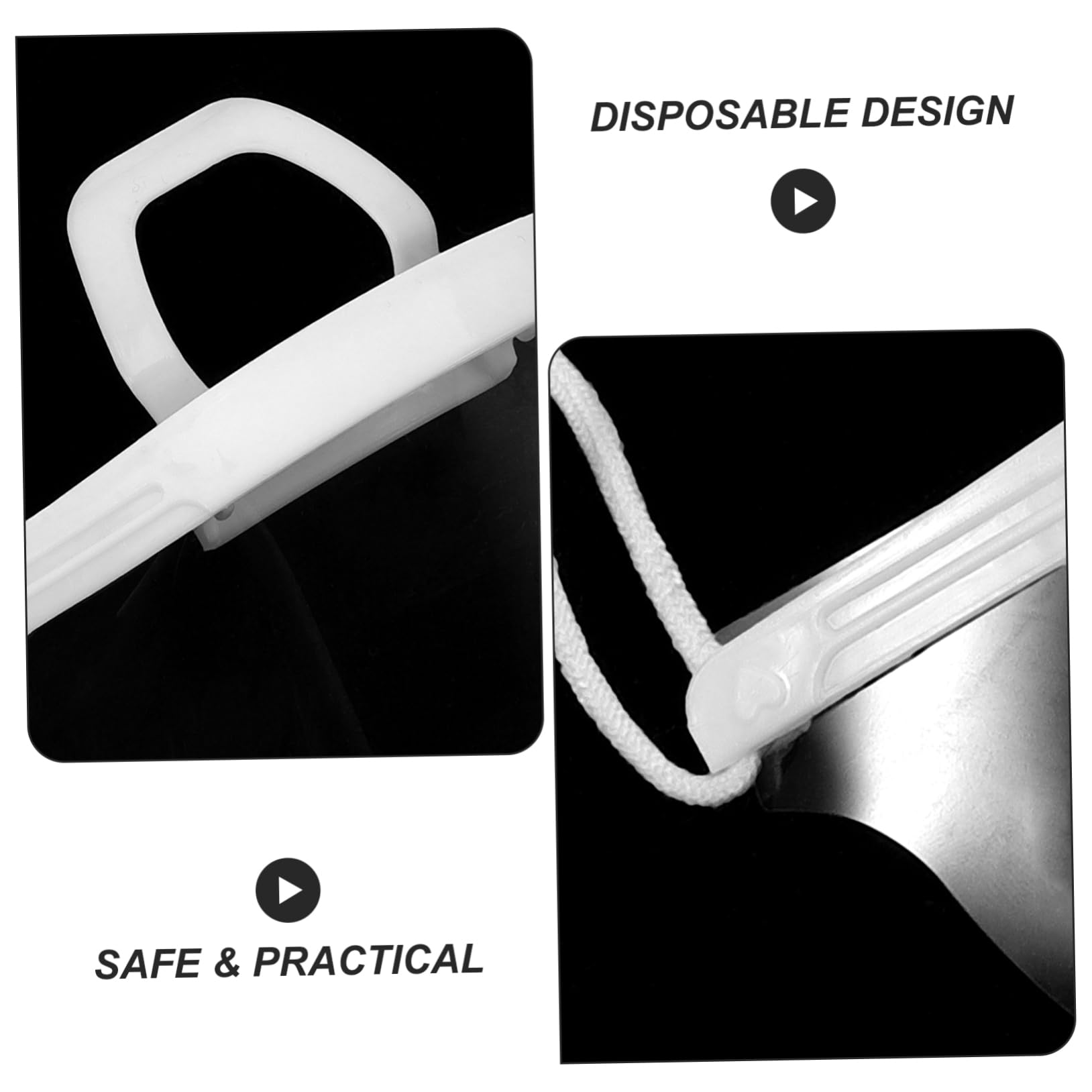 IMIKEYA 5 Ensembles Masque De Chef Masque Alimentaire Fourniture De Restauration Masque Anti-buée Hygiène Alimentaire Masque pour Servir De La Nourriture Accessoire De Chef 20 Pièces * 5