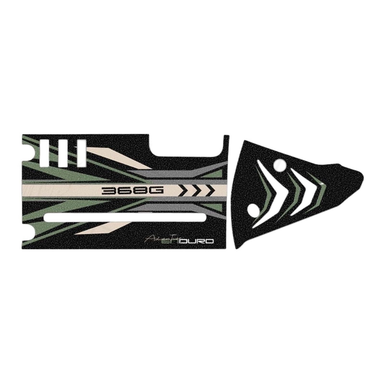 Decoration for Zontes 368 G G368 368G Frosted Sticker Exhaust Pipe External Protection Scratch-Resistant Decal(Frosted B)