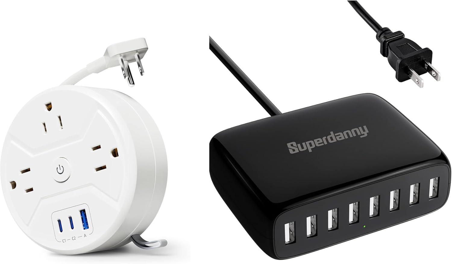 USB Charger Station+20W Power Strip
