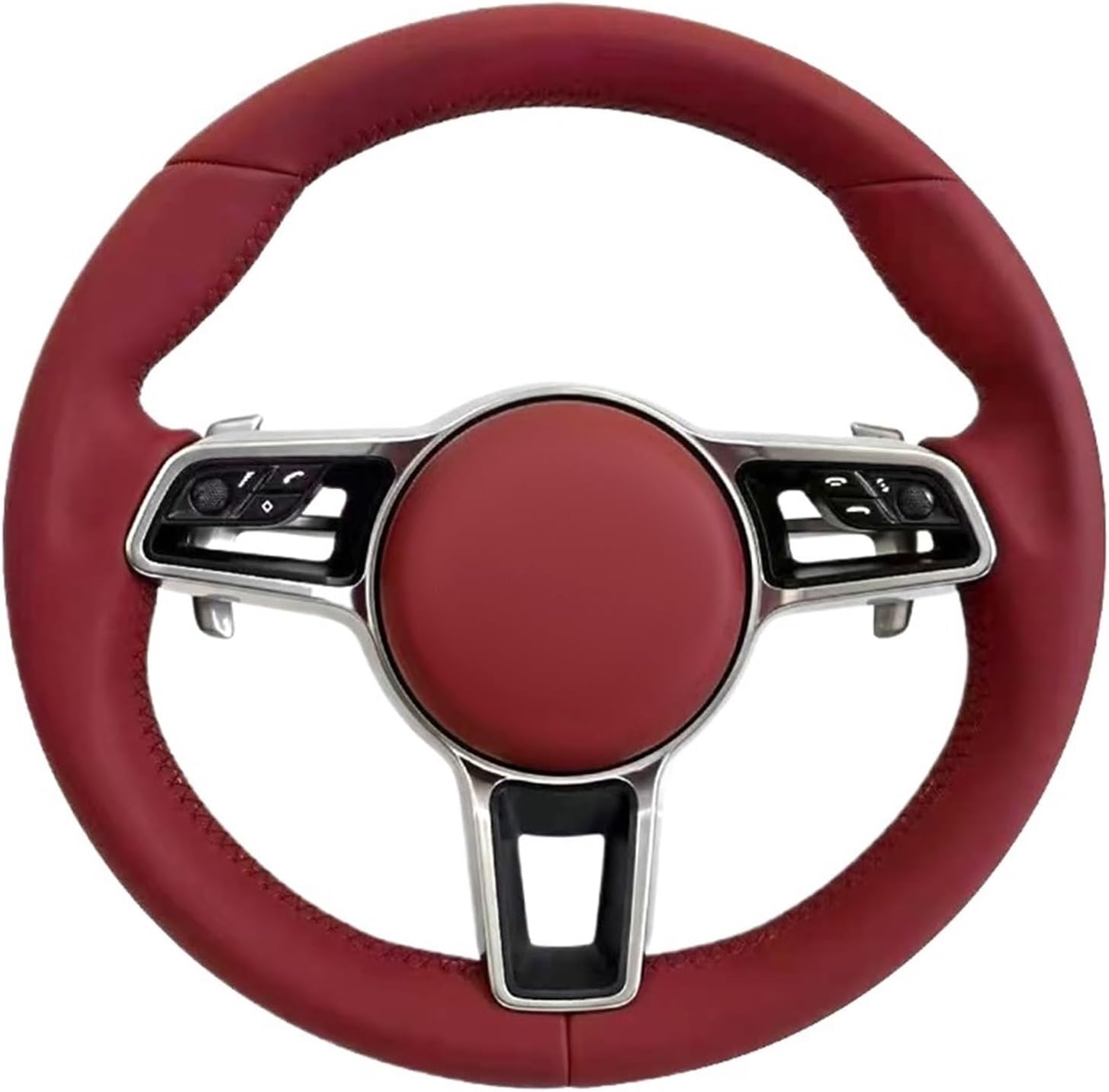 Steering Wheel For Porsche For Boxster Cayenne For Panamera Cayman For Macan 991 911 992 918 958 970 971 981 GT2 GT3 GT4 RS Car Accessories(B)