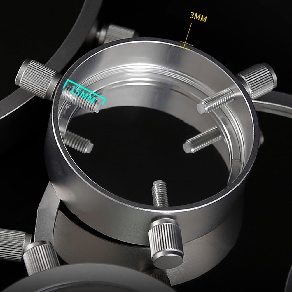 Teleskop-Solarfolie, Sonnenfolie für Teleskope, Metall-Außenring für Spiegelreflexkameras (80 mm)