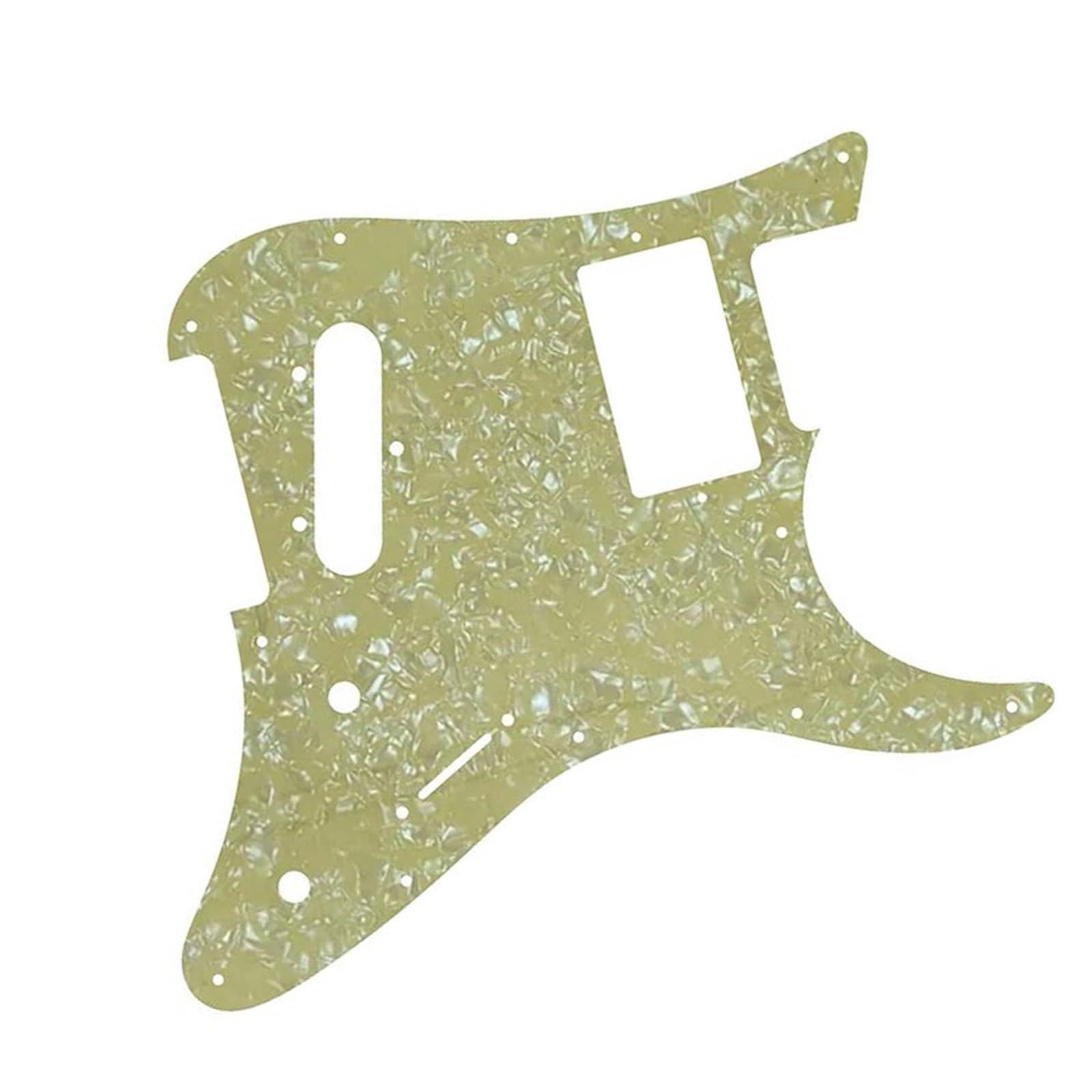 maskownica do gitary Części niestandardowe do gitary Pickguard z przetwornikiem mostkowym i humbuckerem na gryfie, 4-warstwowa kremowa perła