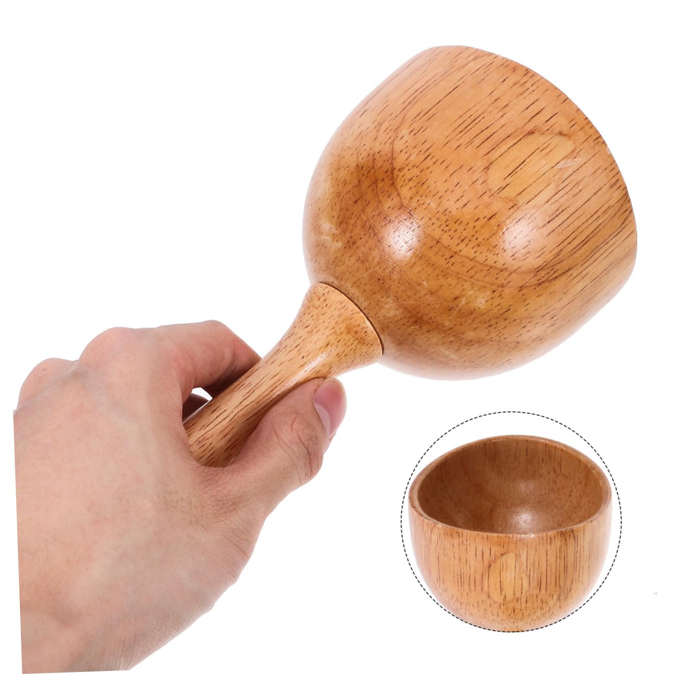 Masajeador Corporal de Madera Ligero y Práctico Rodillo para Masaje de Hombros, Herramienta Portátil Adecuado para Relajación y Bienestar Hogar