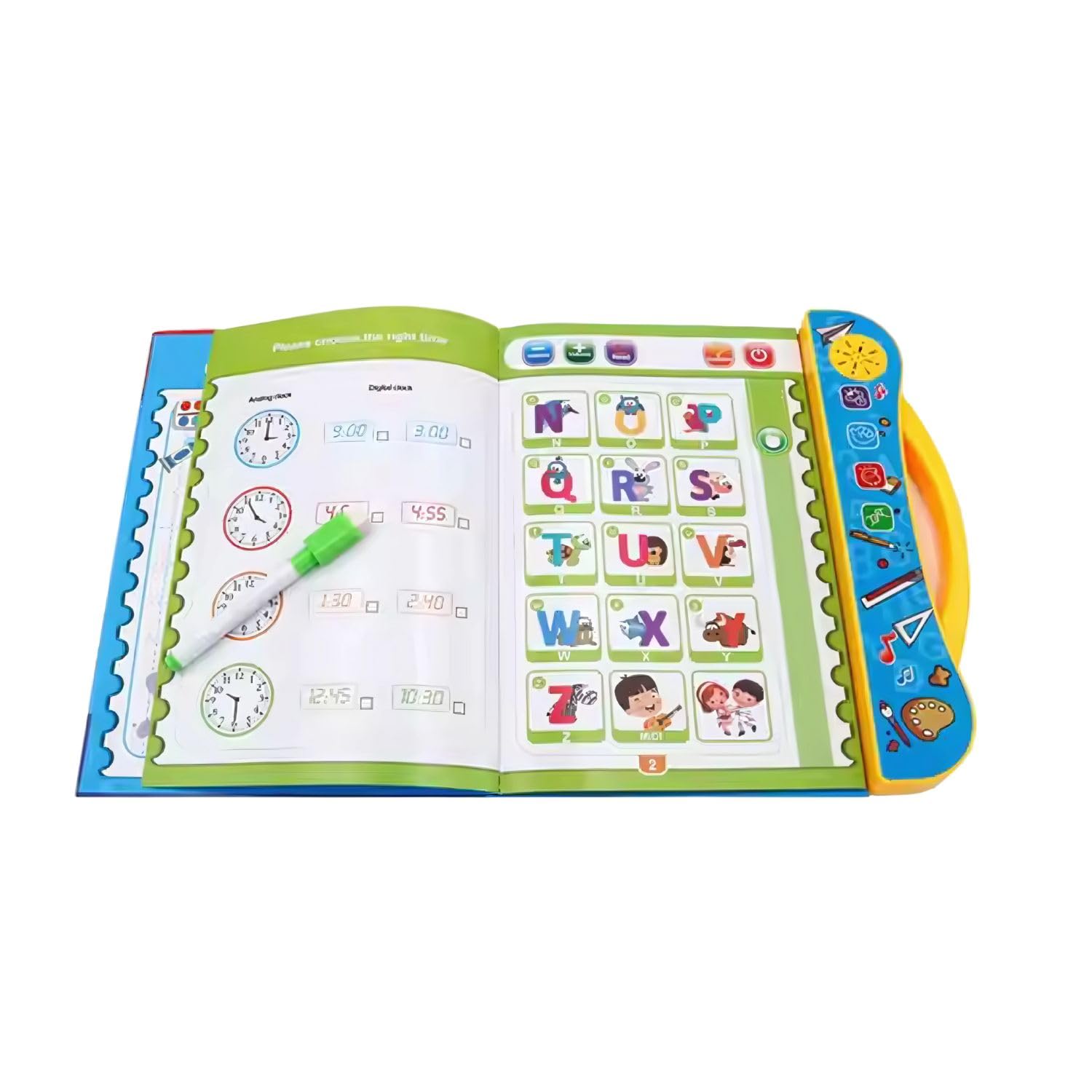 Vibgyor Vibes Educational Game: 19 in 1 Activity Intelligence Book for Children, English Letters & Words Learning Book, Fun Educational Toys for Toddlers 2