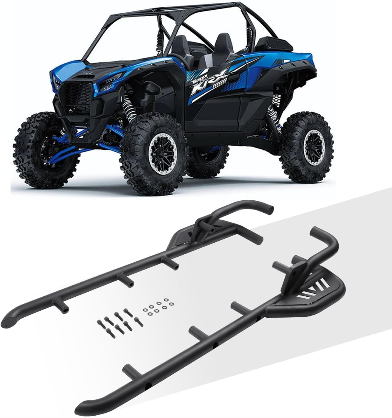 NIXFACE Teryx KRX 1000 Rock Sliders Side Nerf Bars 2 Doors