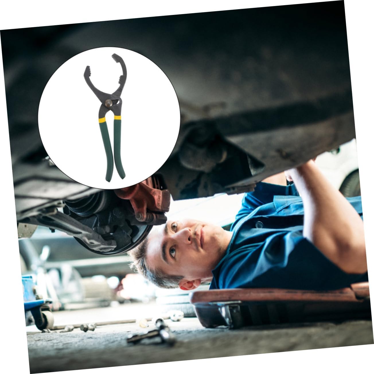 Amosfun 2pcs Oil Filter Pliers Steel Wrench for Engine Filter Removal