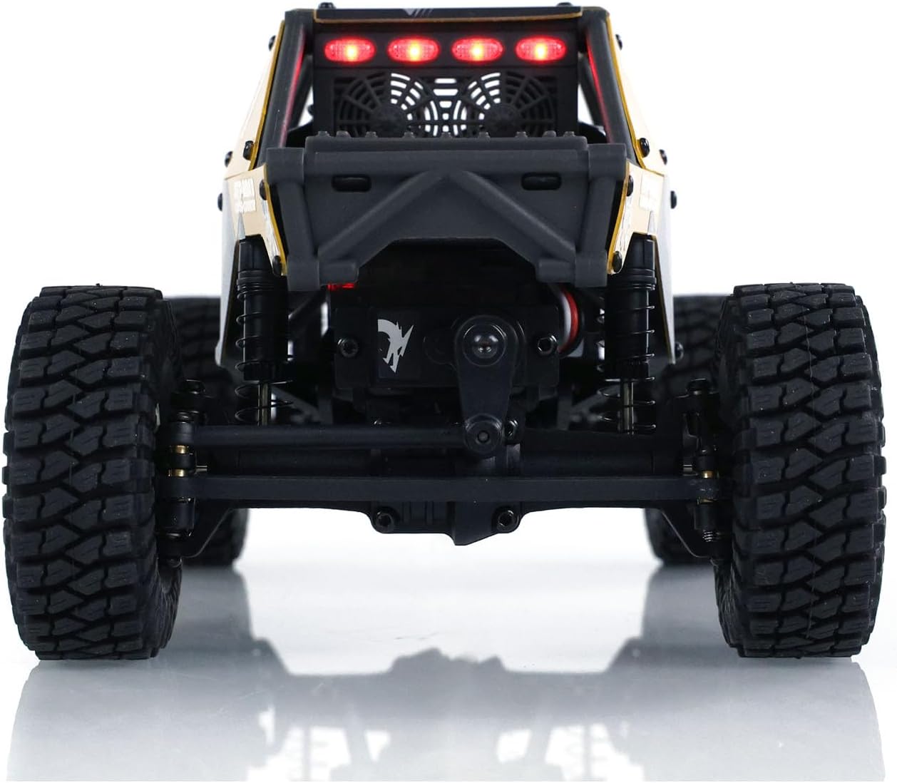US in Stock, 1/24 4x4 UDI RC UCX2405PRO RC Rock Crawler Model Brushless Motor ESC Radio Controlled Off-Road Vehicles LED Lights RTR Car Battery Hobby Model(Yellow)