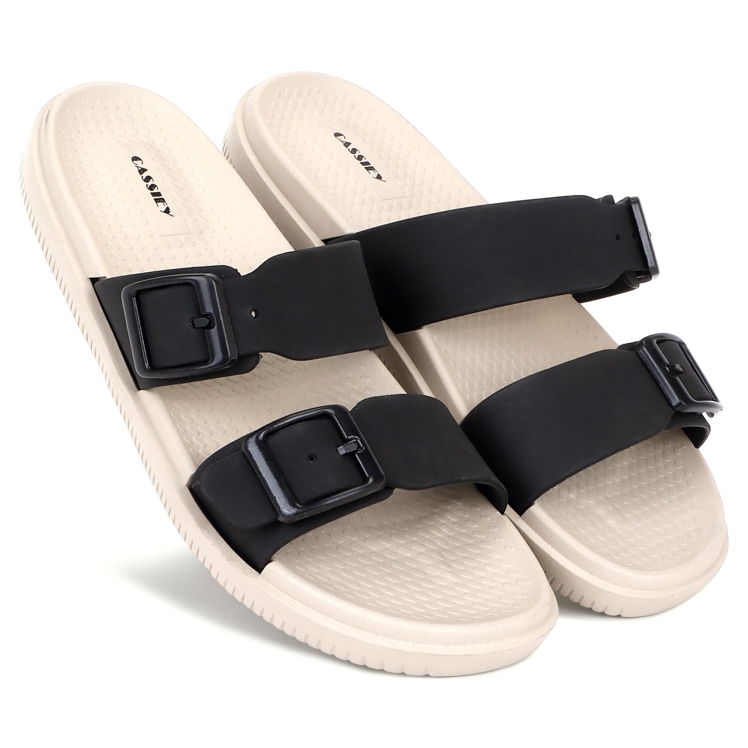 cassiey Women's Slip On Slide Slippers with Adjustable Strap | Daily Use slide Flip Flop Slipper #8883-16-picture-28
