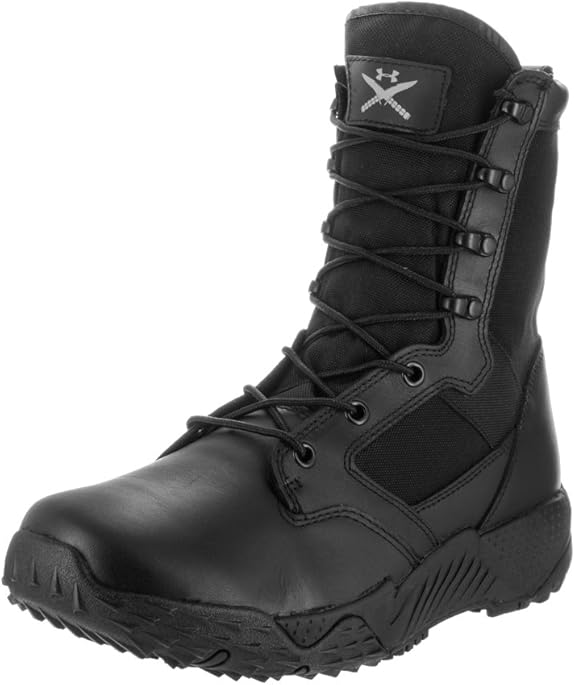 Under Armour Jungle Rat boot with medial drainage vents and Micro G midsole