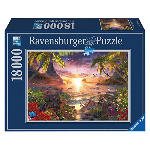 Ravensburger Paradise Sunset Jigsaw Puzzle - 18,000 Piece Masterpiece | Precision-Crafted Excellent Brain Game | Ideal Gift for Puzzle Enthusiasts | FSC-Certified Materials
