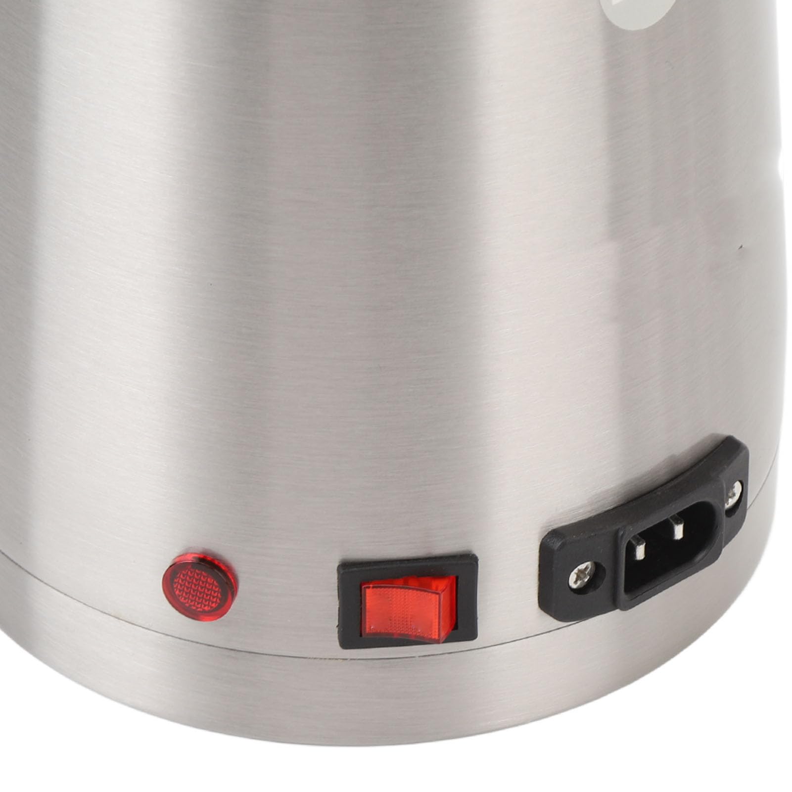 Hervidor de agua eléctrico para coche, 1.3L 200W 24V Hervidor de agua eléctrico portátil de acero inoxidable con luz indicadora Hervidor eléctrico de café y leche para remolque