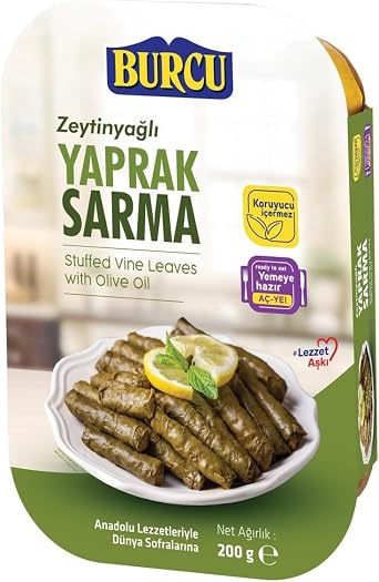 Burcu Zeytinyağlı Yaprak Sarma 200 gr x 3 Adet